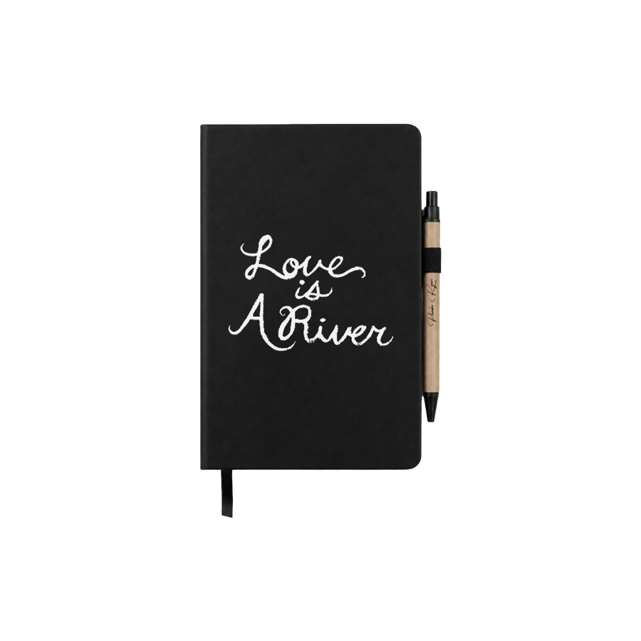 Love is a River Moleskine Journal & Pen